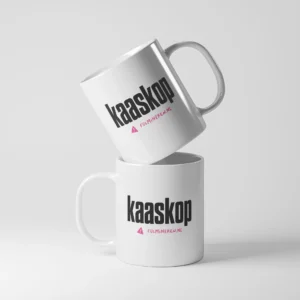 Mok met opdruk 'kaaskop'