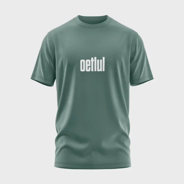 Grappig groen t-shirt met opdruk 'oetlul'