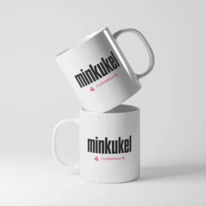 Mok met opdruk 'minkukel'